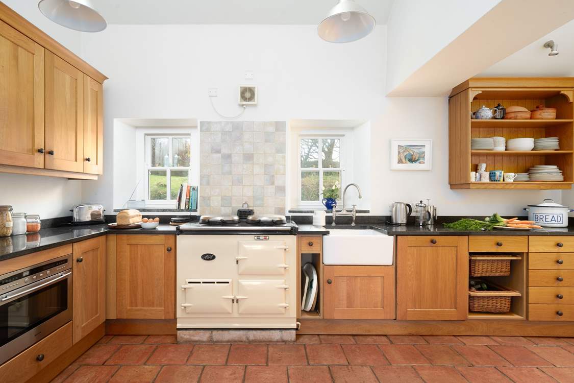 The Aga kitchen